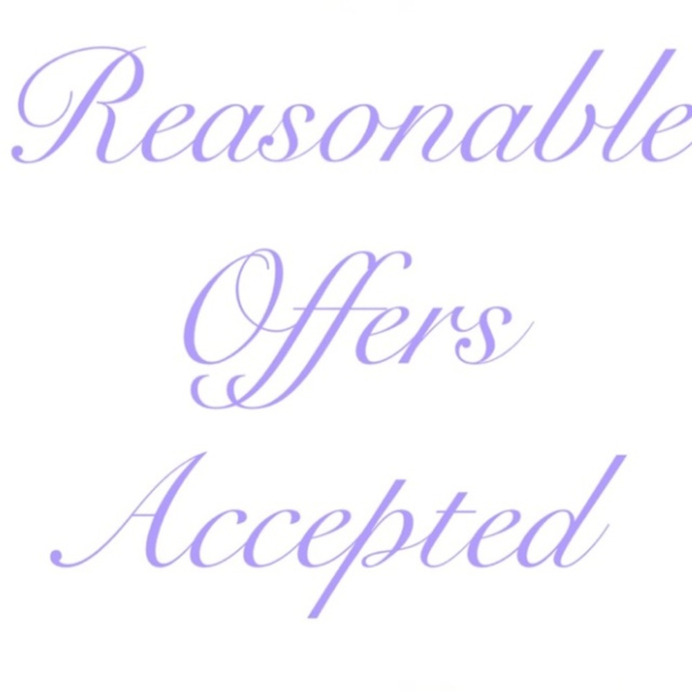 Reasonable offers accepted.